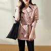 High-quality trench coat women's new spring short small spring thin coat trendy women's clothing