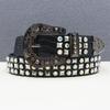 European and American Ins Style High-quality Belt, Fashionable Punk Style Belt, Women's Riveted Rhinestone Belt