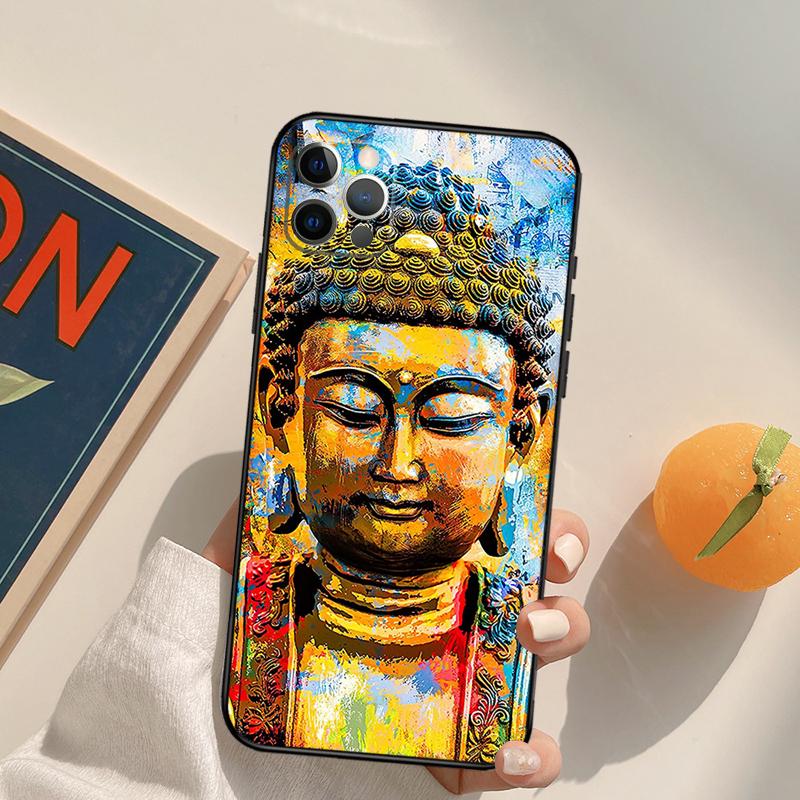 

Buddha Budha Funda Case For iPhone 16 Pro Max 15 14 11 12 13 Pro Max Mini XR 16e 16 15 Plus Phone Cover iPhone 13Pro MAX