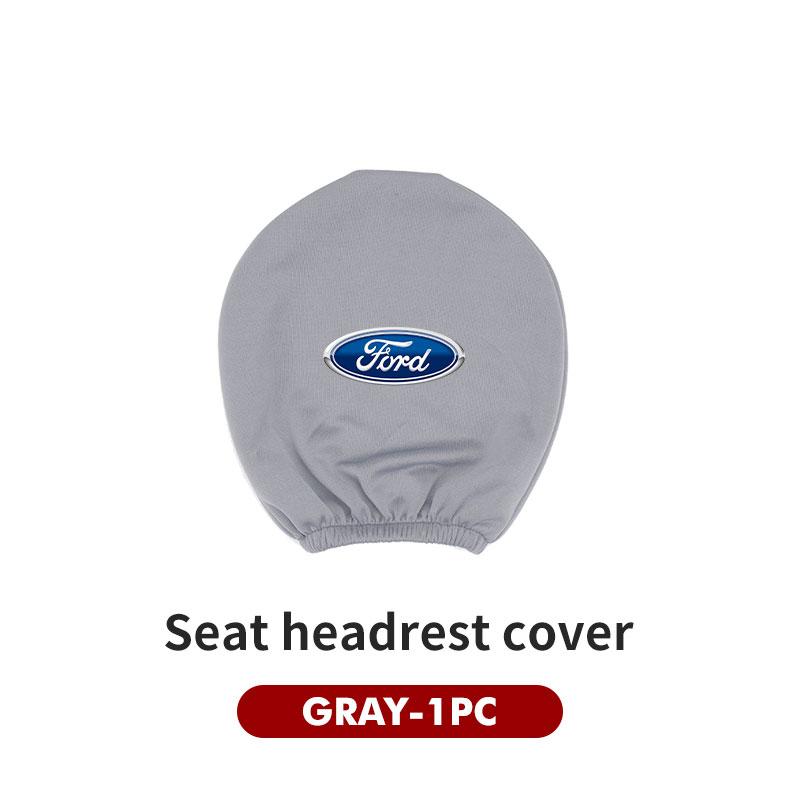 For Ford Car Logo Headrest Cover Dustproof Cover For Front Seat Head Rests Fiesta Ranger Mondeo Escape Ecosport Fusion Explorer
