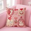 Retro Fashion romantic Cupid Love Cushion Cover Pillow Case Soft Skin Friendly Fabric  Concealed Zipper