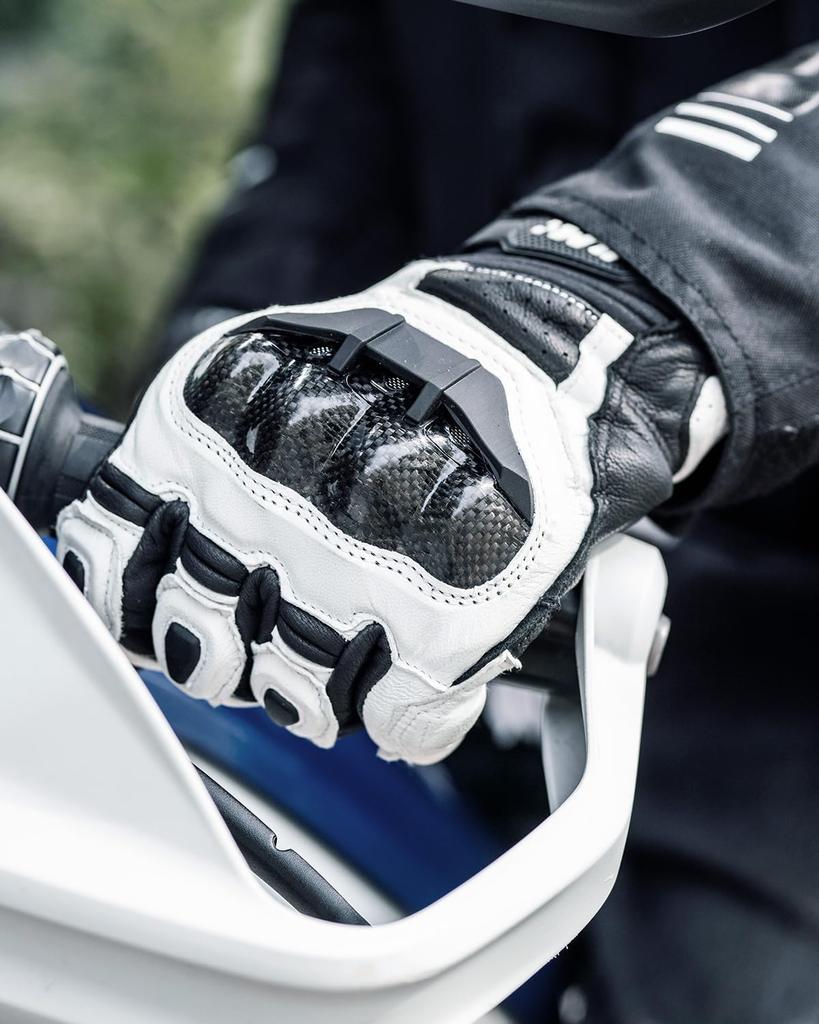 ILM Motorcycle Leather Hard Impact Touchscreen Suitable for All and Driving Gloves, (Goat Leather), Non-Slip, Protector, Resistant, Durable,