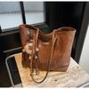 Tote Bag Women's New Large-capacity Commuter Bag Autumn and Winter Versatile High-end Shoulder Shopping Bag
