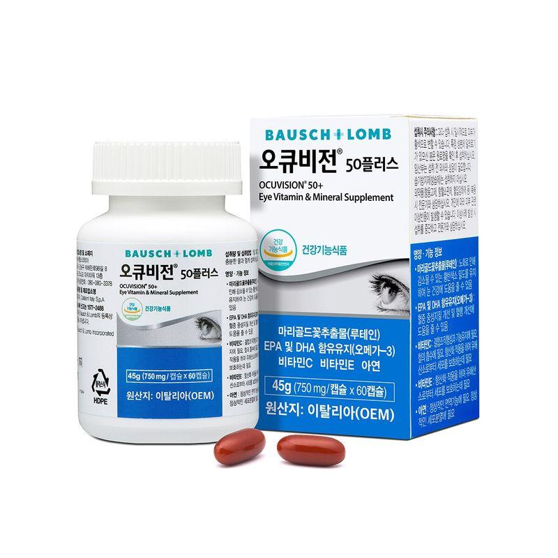 

Bausch+Lomb Ocuvision 50 Плюс 750 мг x 60 x 2