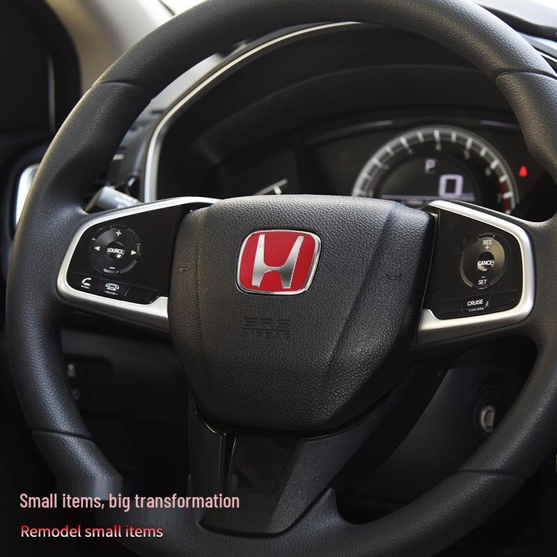 H Rotes Label für Civic, Fit, CRV, Accord, Odyssey, Crider, Jade: Lenkrad vorne & hinten