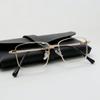 Neue Titanlegierung Gold Quadratischer Rahmen Brille Anti Blaulicht Lesebrille für Männer Frauen Mode Brillen