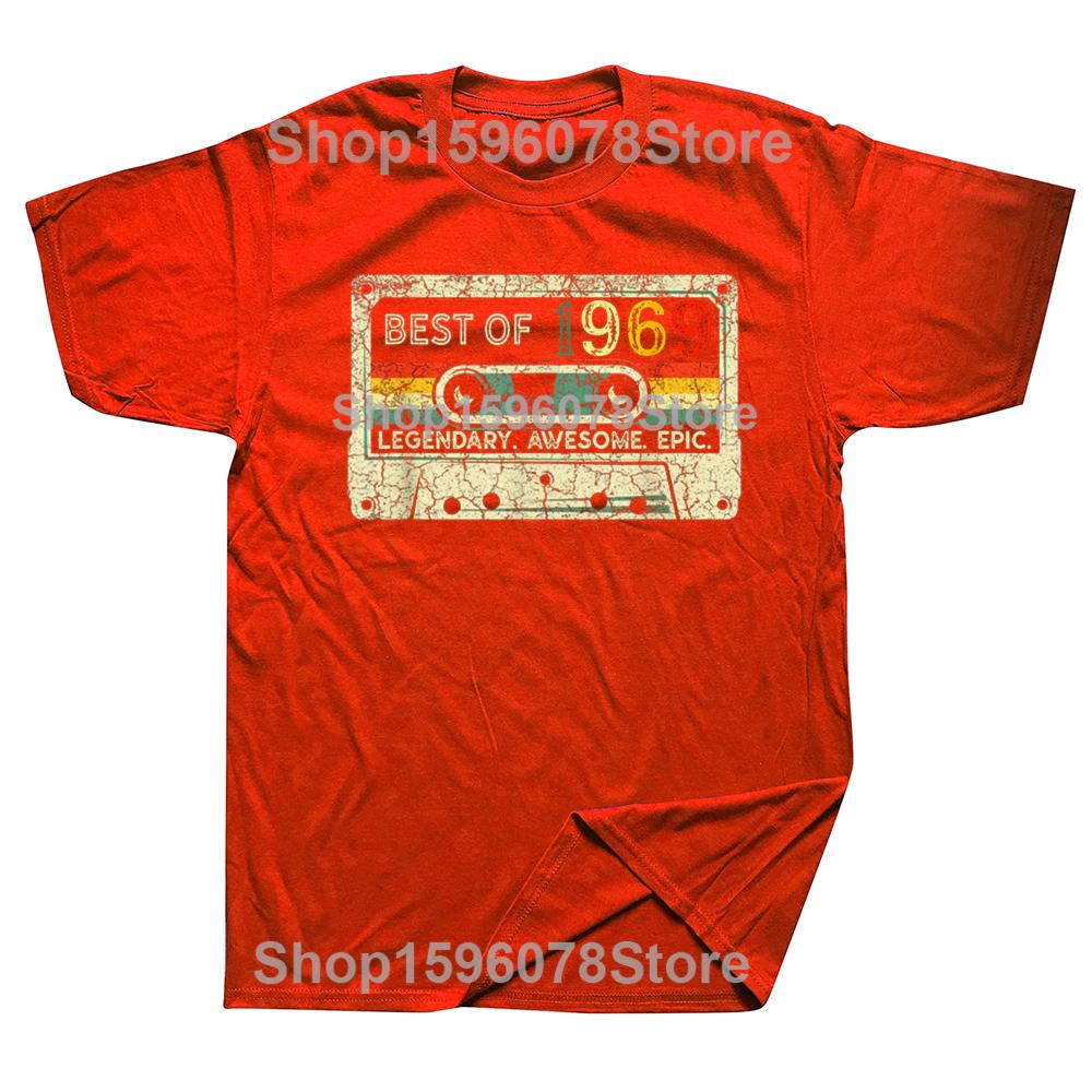 Vintage 1969 Limited Edition Cassette Tape 56th Birthday T Shirts Summer Casual Graphic Cotton Streetwear Short Sleeve T-shirt