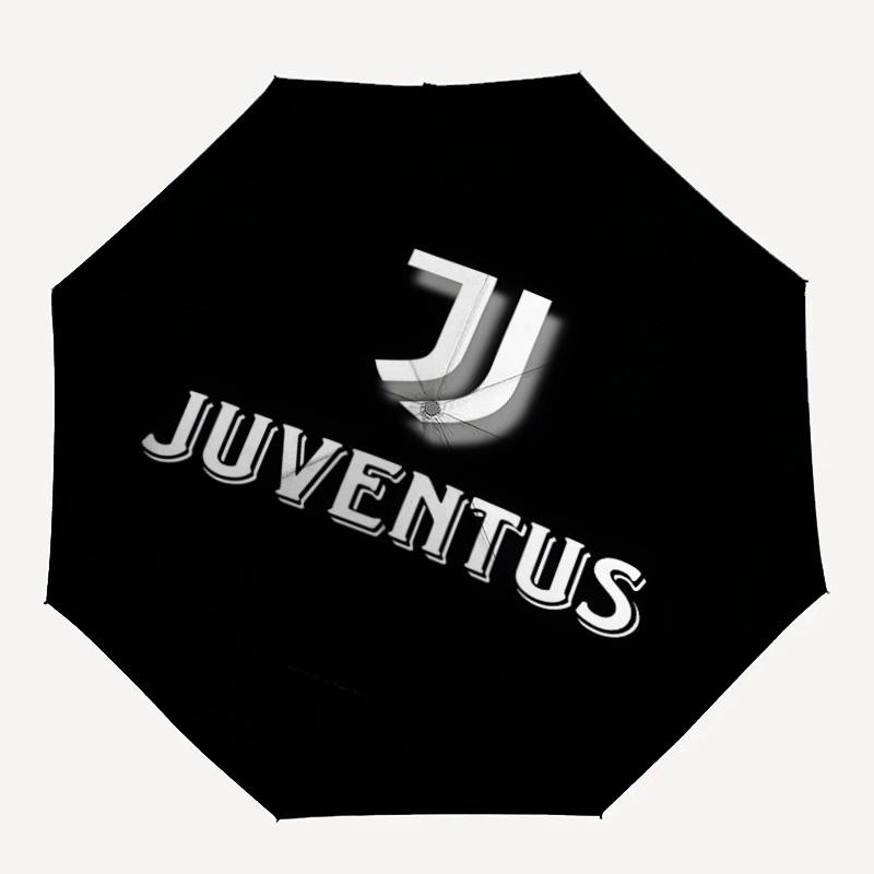 1pc Juventus Umbrella, Sun Protection, And UV Shielding. It Has Eight Sturdy Ribs for Outdoor Use And Perfect As a Holiday Gift