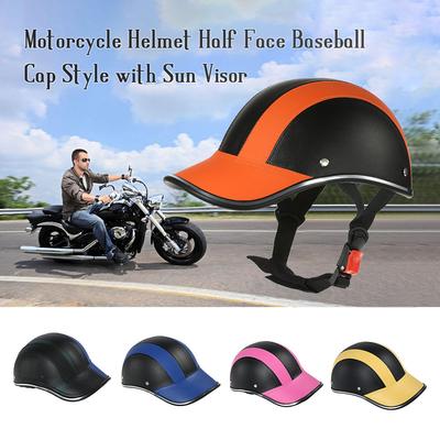 Motorradhelm im Half-Face-Baseballkappen-Stil mit Sonnenblende