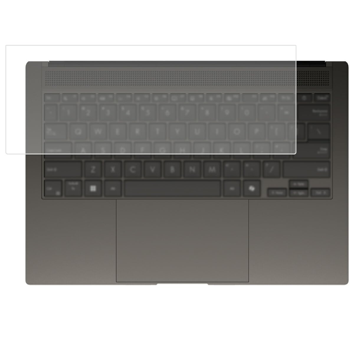 

ClearView Keyboard Cover for ASUS Zenbook S 14 UX5406 (2024 Model) - Protective Film, Made in Japan [Quiet]