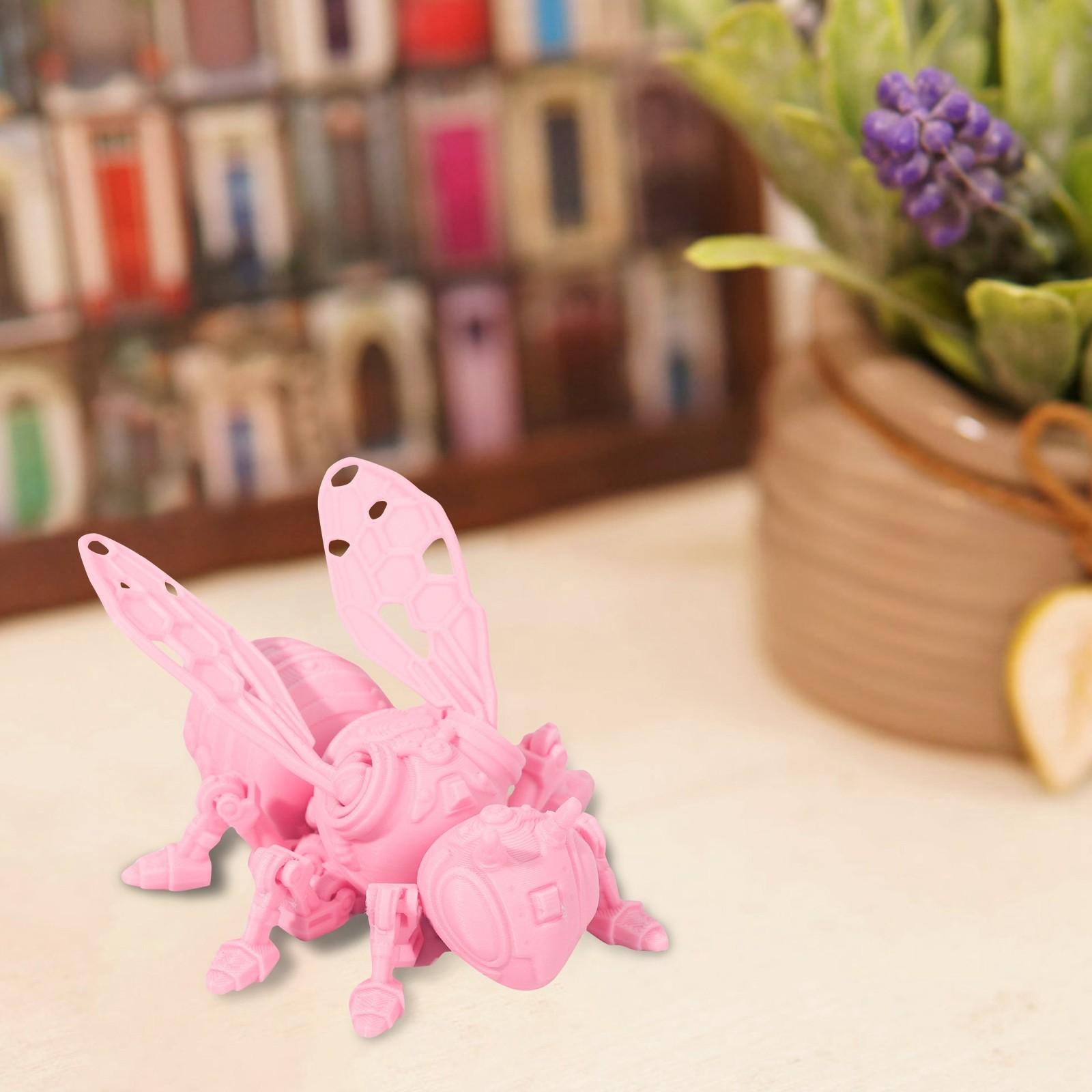 

3D-печать Модель подвижного соединения Игрушка ручной работы Украшения Креативные декоративные поделки One Size розовый