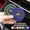 2pcs Car Cup Holder Coaster Silicone Anti Slip Water Cup Mat For VW Golf 4 5 6 7 GTI Tiguan Passat B5 B6 B7 CC Jetta Xb2