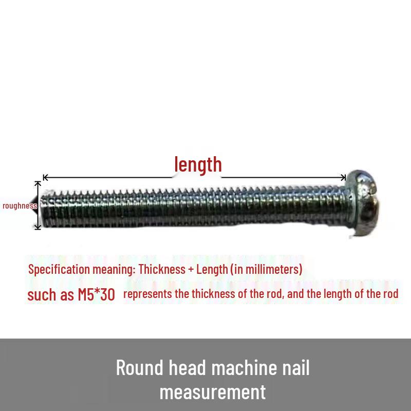 DIY Screw and Nut Mixed Set: Round/Flat Head Screws, Bolts, Nuts, Caps, Washers for Household Repair.