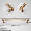 1Pcs Retro Wardrobe&Kitchen Cabinet Pull Antique-Bronze Cabinet Handle American Single-hole Drawer Knob Furniture Handle