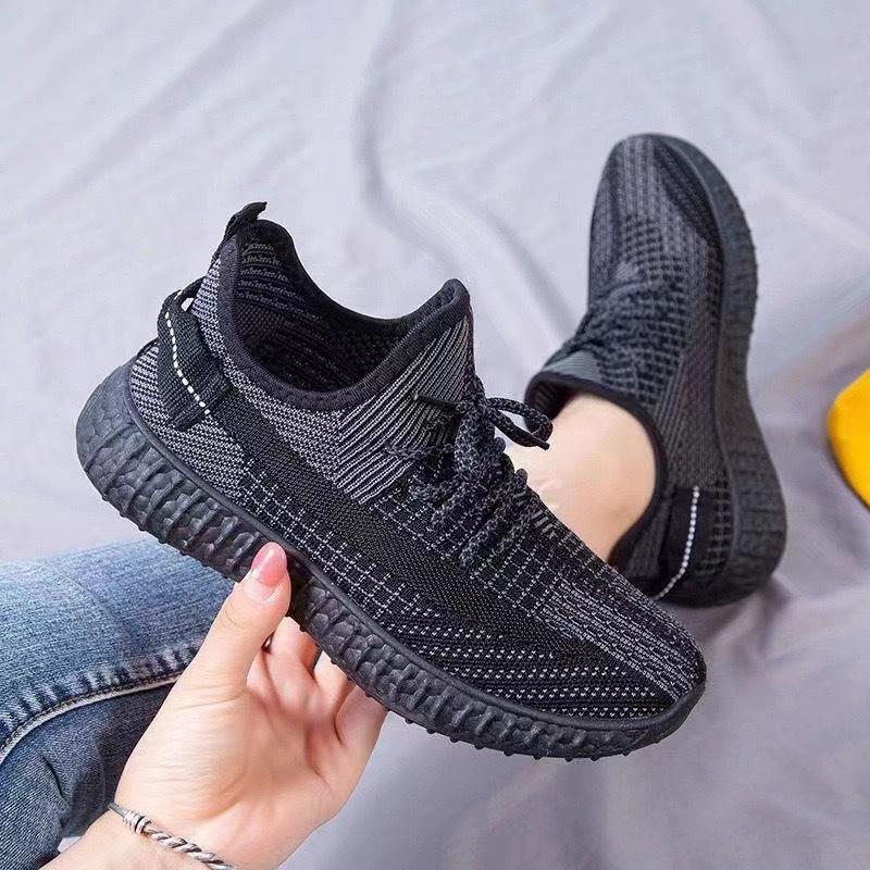 Breathable fly-woven casual coconut shoes women's casual shoes versatile and comfortable women's sports shoes