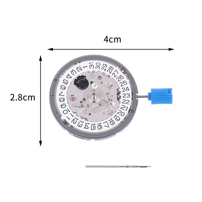 Japan Nh35 Automatic Mechanical Movement Numbers Date Wheel High Accuracy 24 Jewels Mod Watch Replacement Nh35A Date At 3:00