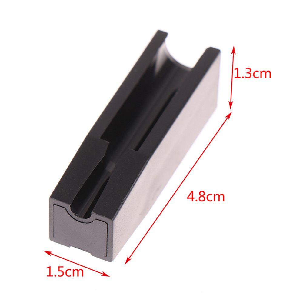 Ferramenta de Maquilhagem 2 em 1 Apontador de Lápis de Sobrancelha Ranhura para Apontar Sobrancelha Base de Apontador de Sobrancelha