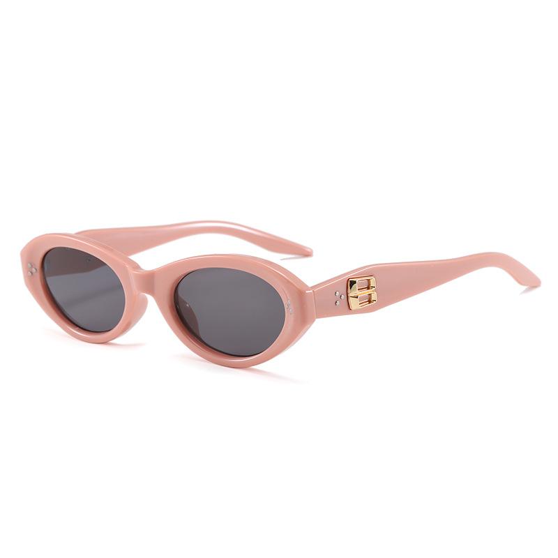 Retro Cat Eye Sunglasses For Women'S Advanced Sense Of Uv Protection, Square Face And Thin Sunglasses For Men