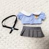 Available: 10CM Star Doll Clothes - Cotton Kindergarten Uniform, Thai School Skirt, Figure Accessories, Replacement Outfit.