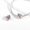 Copper Colors Colorful Pansy Daisy Flowers Butterfly Pendant Bead Fit Original Bracelet Diy Fine Jewelry Gift For Women