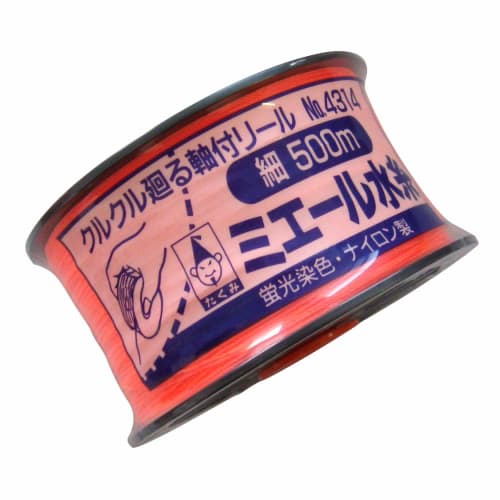 Takumi Miel Thin Water Thread, Orange, 4314, 500m, Pack of 10