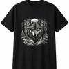Grey Wolf Wildlife Mens Womens T-Shirt Unisex Novelty Gift Tee Funny Present