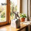 Simple Design Sculpture Self Made Man 3D Printed Abstract Figure Statue Desktop Never Give Up Inspirational Figurine for Home Office Table Shelf Decor