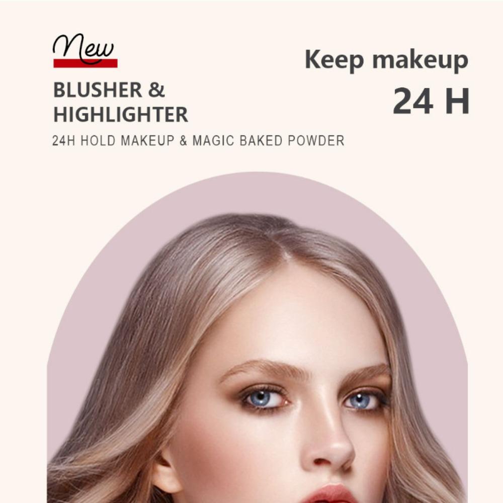 Misiou Beauty Naturally High-light Pearl Light Helles und gleichmäßiges rosa Puder, zartes Rouge, Hug The Four Seasons Four-Color Blush Integrated Plate