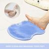 Back Scrub Brush Foot Scrubber Reusable Silicone Brush Floor Mat Multifunctional Suction Cup Wall Pad Foot Bath Tools Body Home
