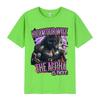 Versteck deine Frau, der Alpha ist da Lustige Werwolf Meme T-Shirts Unisex Damenmode Hip Hop Kurzarm-T-Shirts Lässige Baumwoll-T-Shirts