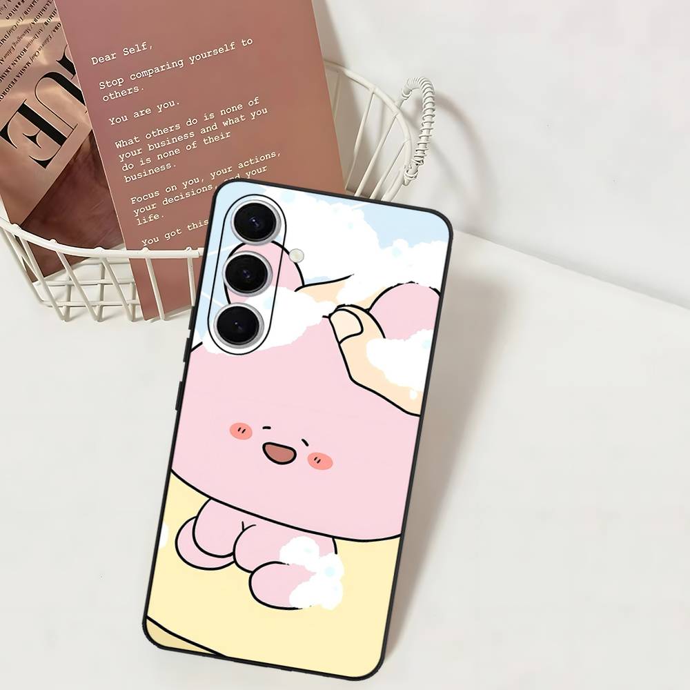 Asamimichaan Asleep Cute Asamimi Phone Case For Samsung S 24 Fe 25 Ultra Plus 20 Lite 21 30 22 23 24 22 Ultra 5G Fundas