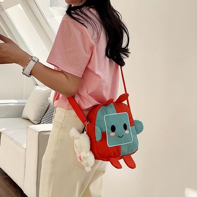 Cute Messenger Bag Female Niche Summer Funny Large Capacity Student Cartoon Small Backpack Shoulder Bag