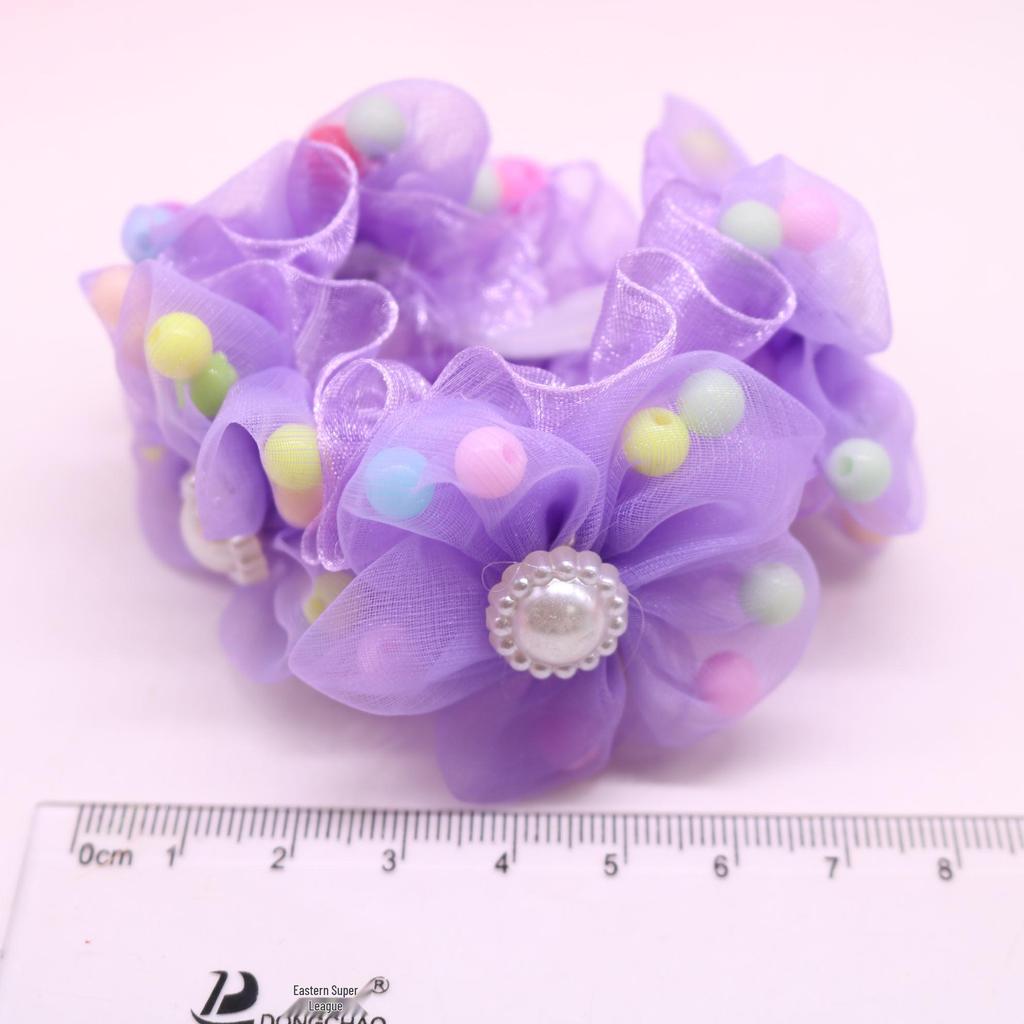 Children's Princess Flower Hair Tie - Cute Hair Accessories for Girls