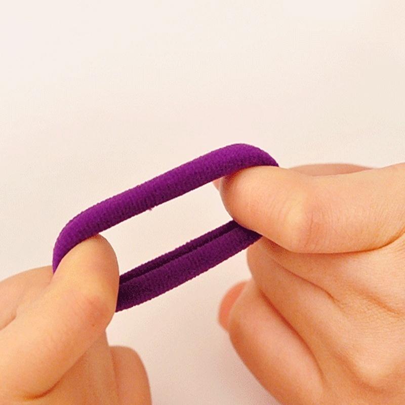 24 szt. Ozdoby do włosów Mieszane kolory Gumki elastyczne Opaski / Gumki do włosów / Uchwyty do kucyka