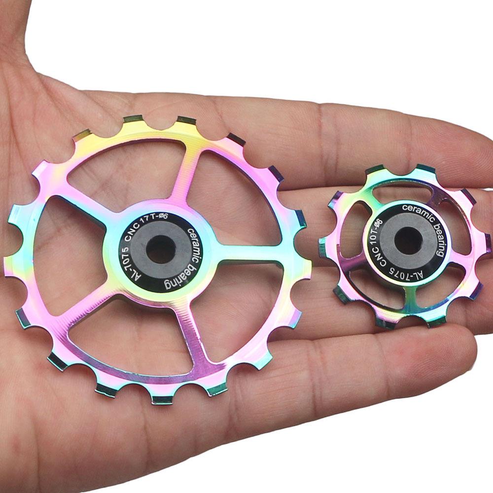 Mountain Bike Ceramic Jockey Wheel Rear Derailleur Pulley 10T-17T