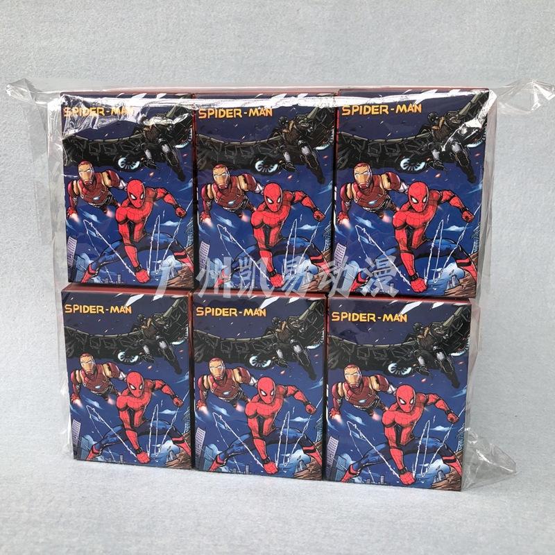 6 Styles Spider-Man Venom Deadpool Action Figure Model Ornament Cake Topper Collectible Blind Box Fine Detail