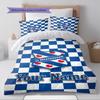 Name Custom Heerenveen Pattern Bedding Set Quilt Cover Pillowcase Home Decor Gift (1 * Duvet Cover + 2 * Pillowcase, Without Core)