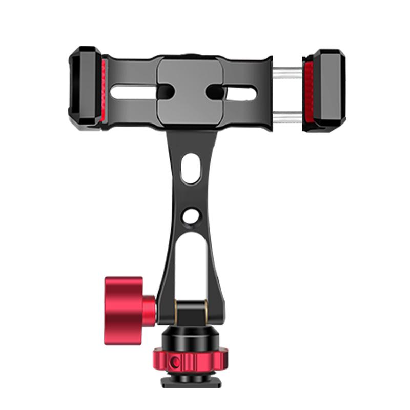 

Manbily Metal Phone Holder Clamp with Hot Shoe 360° Rotatable Tripod Adapter Mount Stand for DSLR Camera Monitor iPhone15 Sony
