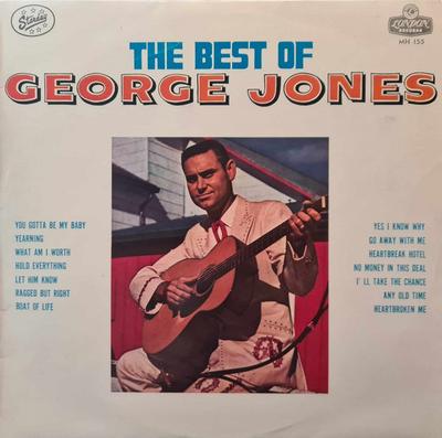 LP Record GEORGE JONES  The Best Of George Jones MH155 London Records 1964 Japan CountryFolk Used