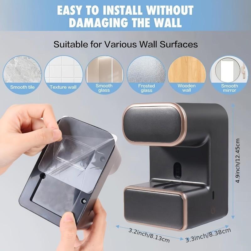 Automatic Toothpaste Dispenser Wall Mounted UV Sterilization Toothbrush Holder Smart Sensor Toothbrush Storage Holder