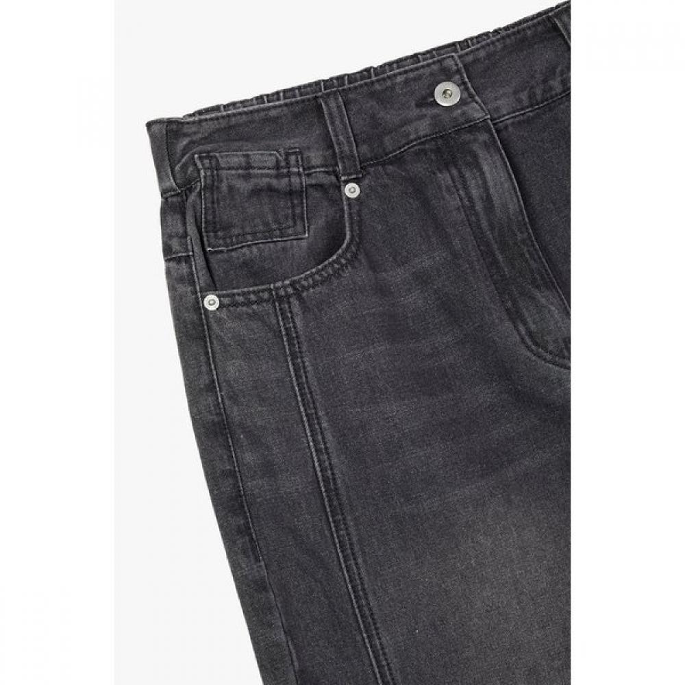 Studio Tomboy Curved Back Banding Denim Pants 9176362972a
