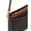 Daks Brown Dd Pattern Leather Shoulder Bag Dcba6e871w3