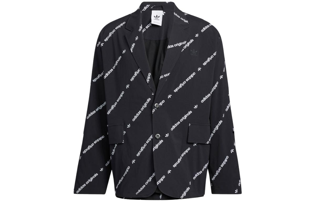 

Adidas Originals Business Suits Unisex Black Suit Collar Moderate Business Suit HU1241 XXS