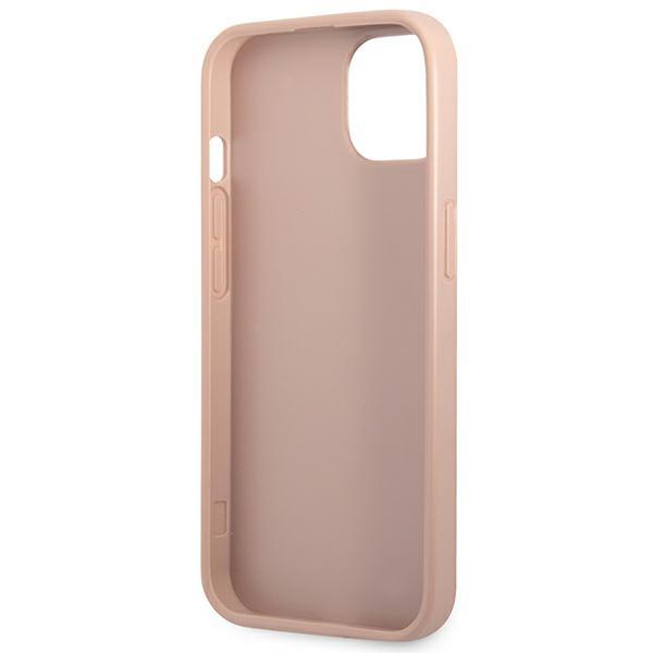 Guess Guhcp13Mpsatpp Iphone 13 / 14 / 156.1 Różowy/Pink Hardcase Saffianotriangle Logo Cardslot