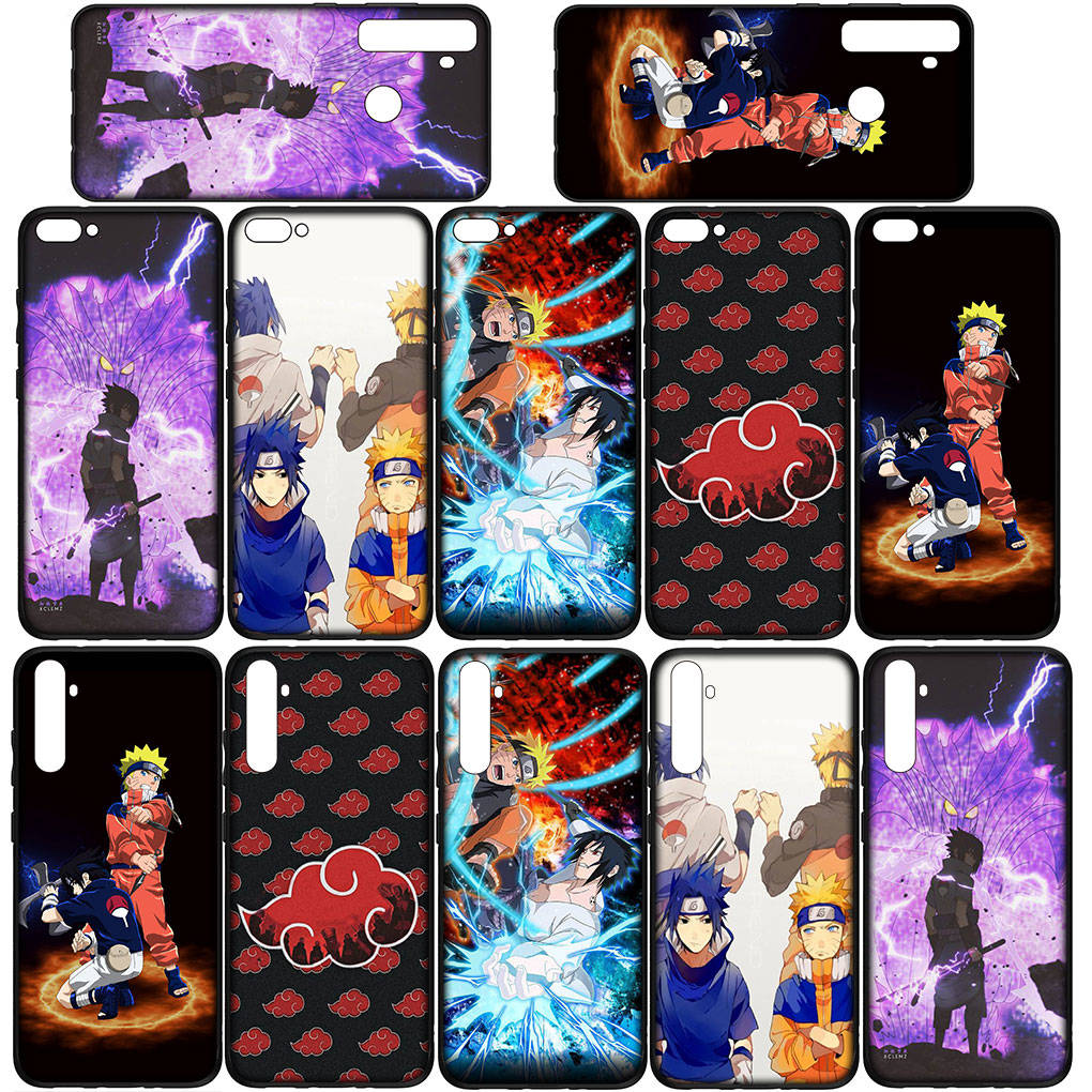 Phone Case for Samsung Galaxy S25 S24 S23 iPhone 16 15 Xiaomi Redmi Note 14 13 12 16E 8 X 11 Pro Max XR OPPO Moto Wallpaper Naruto Sasuke Anime Cover
