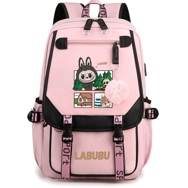 2024 New Labubu Labubu Primary School Schoolbag Boys 1236 Grade Boys Children Backpack