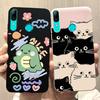 For Huawei P Smart 2019 6.21"Case Cute Cartoon Astronaut Soft Silicone Cover For Huawei P Smart 19 POT-LX3 Shockproof Phone Case