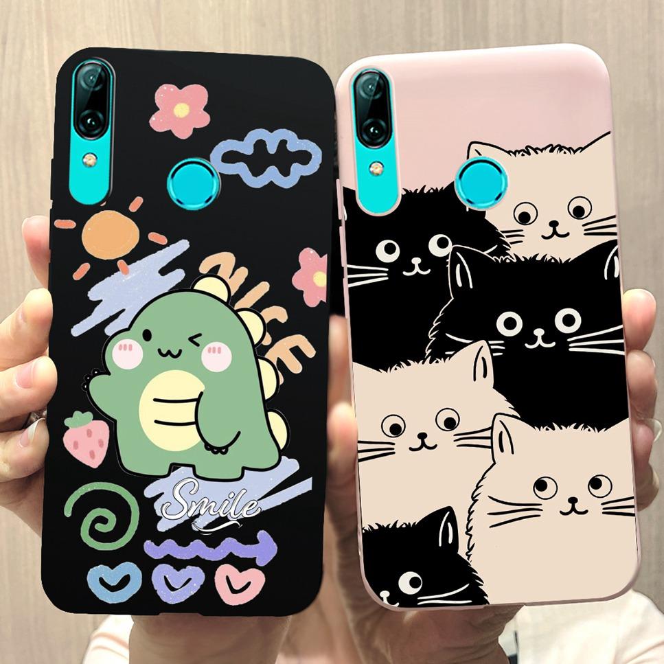 For Huawei P Smart 2019 6.21"Case Cute Cartoon Astronaut Soft Silicone Cover For Huawei P Smart 19 POT-LX3 Shockproof Phone Case