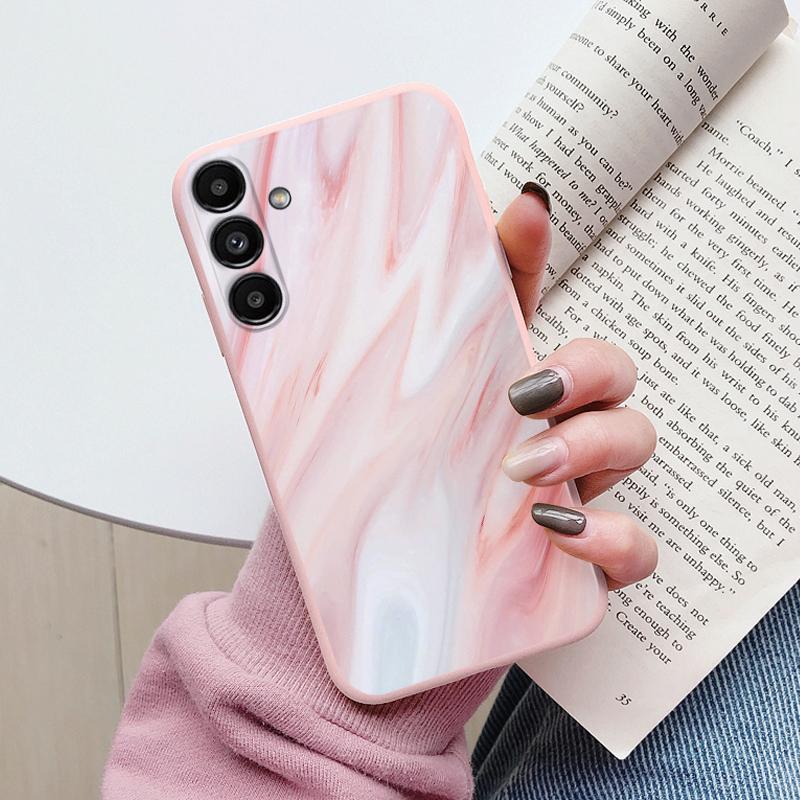 Case For Samsung A54 5G Back Cover Protective Silicone Funda Fashion Marble Stone Texture Coque For Galaxy A56 A16 A26 A36 A17