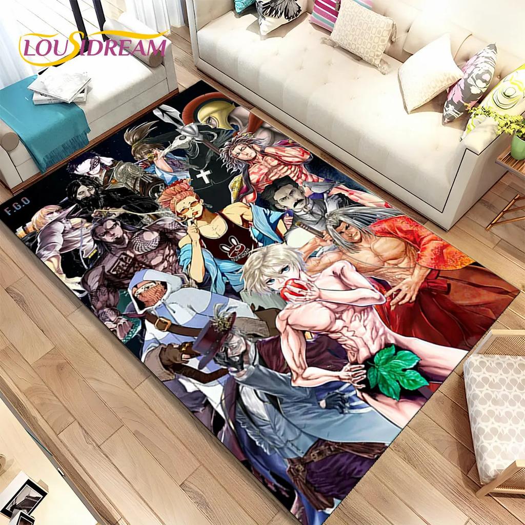 Anime,Record of Ragnarok,Cartoon Area Rug,Carpet Rug for Home Living Room Bedroom Sofa Doormat Decor,Kid Play Non-slip Floor Mat
